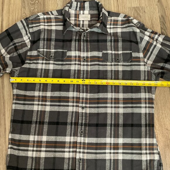 Jachs Men's Brawny Heavy Flannel Shirt Jacket Plaid Cotton Size XLT - Picture 5 of 8